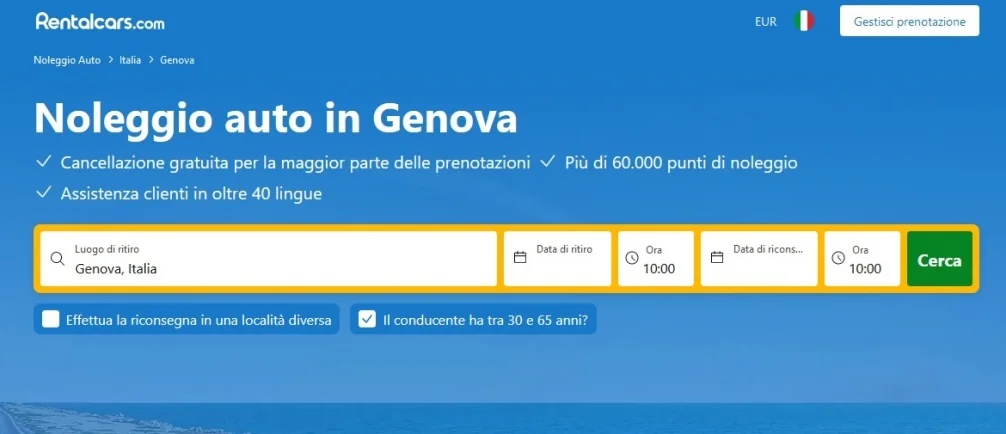 Rentalcars.com Genova