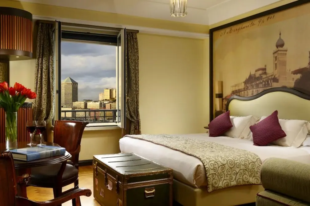 camera del Grand Hotel Savoia a Genova