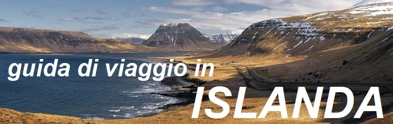 banner guida di viaggio in Islanda