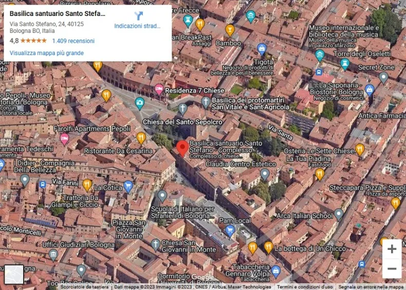 mappa 3D Bologna