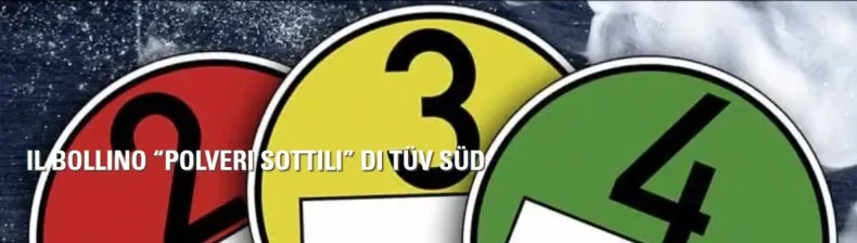 bollino polveri sottili TUV Germania